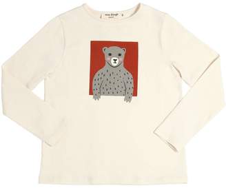 Nice Things Bear Printed Cotton Jersey T-Shirt