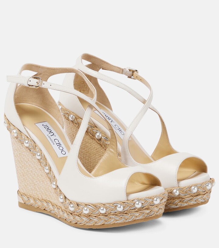 Jimmy Choo White Women's Sandals | Shop the world's largest 