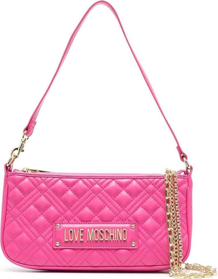 Quilted Crossbody Love Moschino Pink Quilted Bag Love Moschino