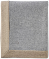 Thumbnail for your product : Oyuna Etra 100% Cashmere Throw - 200x160cm - Soft Grey/Taupe