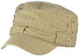 Thumbnail for your product : D&Y Unisex Distressed Patched Button Waffle Cadet Military Cap