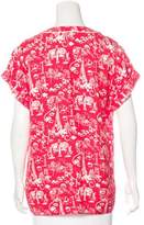 Thumbnail for your product : Louis Vuitton Embellished Printed Blouse