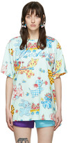 Thumbnail for your product : Moschino Blue Cotton T-Shirt