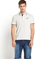 Thumbnail for your product : Crosshatch Mens Latto Polo Shirt - Off White