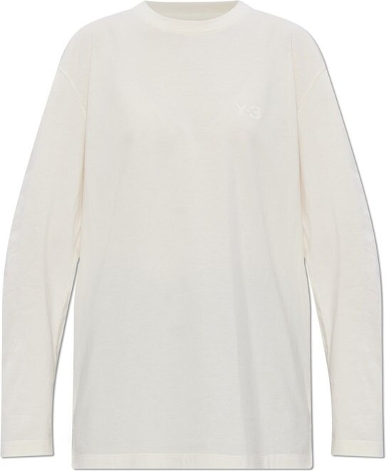 Y-3 Logo Printed Crewneck T-Shirt