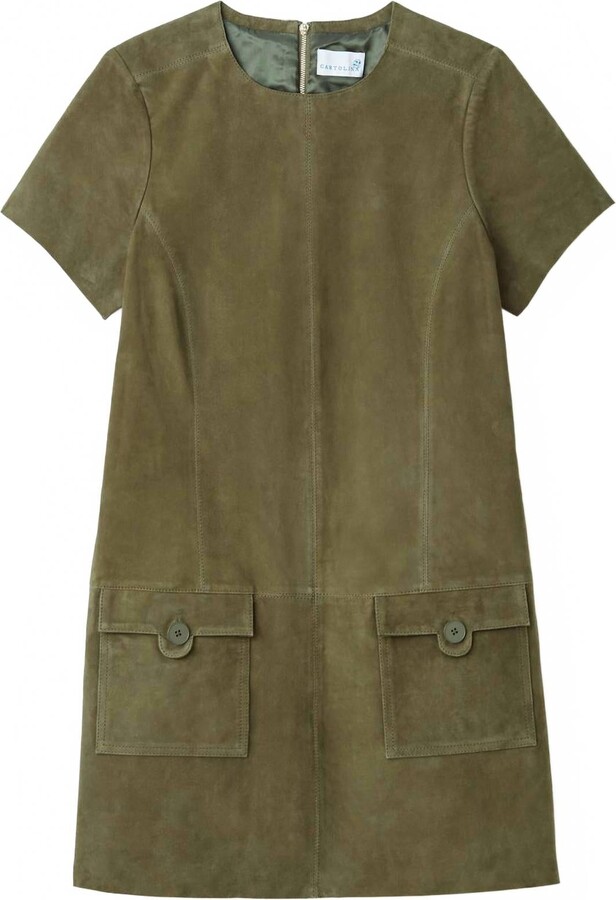 Cartolina Nantucket Women's Madison Dress In Military Green