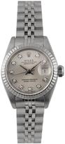 Thumbnail for your product : Rolex Pre-Owned Datejust Originbal Silver Diamond Dial Stainless Steel Ladies Watch Ref 69174