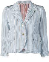 Thumbnail for your product : Thom Browne Tricolor Raw Edge Sport Coat