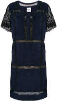Thumbnail for your product : Michel Klein net panelled mini dress