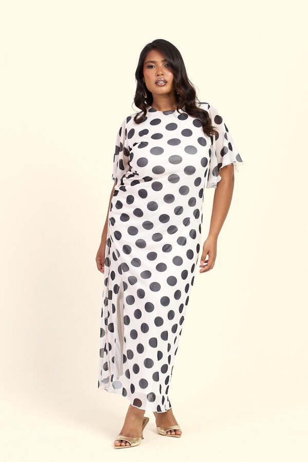 Brown Polka Dot Dress ShopStyle UK