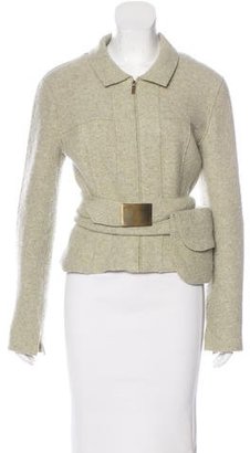 Chanel Wool Belted Jacket
