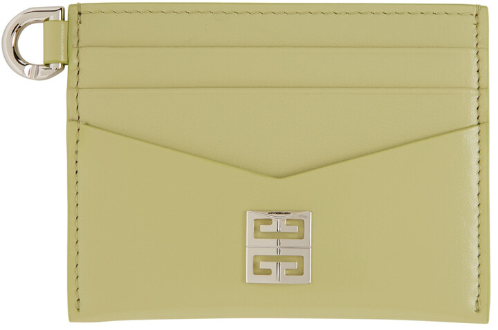 Givenchy Leather 4g Wallet in Green Save 7% Womens Accessories Wallets and cardholders 
