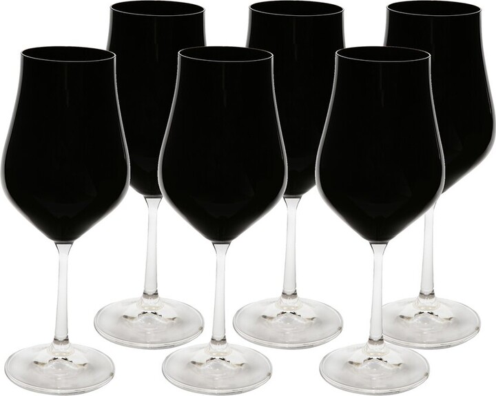 Alice Pazkus Set Of 6 Wine Glasses