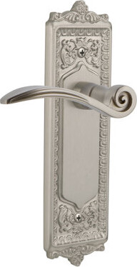 Nostalgic Warehouse Egg & Dart Plate Single Dummy with Swan Lever