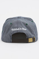 Thumbnail for your product : Mitchell & Ness Boston Celtics Engineer Stripe Strapback