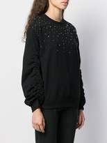 Thumbnail for your product : John Richmond stud-embellished loose-fit sweatshirt