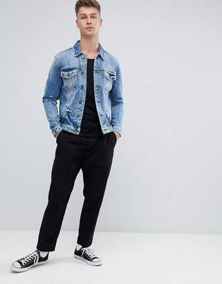 ONLY & SONS Denim Jacket In Washed Blue