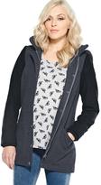 Thumbnail for your product : Fearne Cotton Contrast Sleeve Hooded Coat