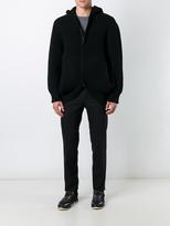 Thumbnail for your product : Lanvin hooded waffle knit cardigan