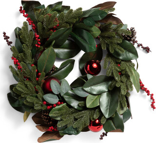 TJMAXX 30In Faux Magnolia Wreath