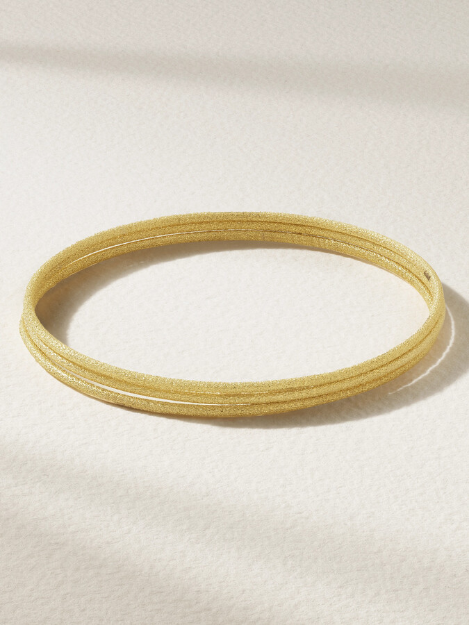 【CAROLINA BUCCI】caro gold-plated and cotton ブレスレット CAROLINA BUCCI】caro gold-plated and cotton ブレスレット