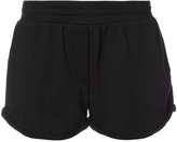 Alexander Wang - curved hem track shorts - women - coton/Polyester/Modal - M