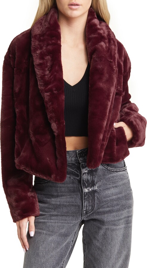 shawl collar crop jacket