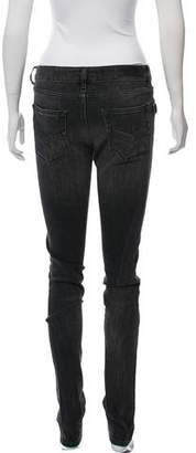 Zadig & Voltaire Mid-Rise Straight-Leg Jeans