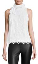 Thumbnail for your product : Saks Fifth Avenue Sleeveless Eyelet Top