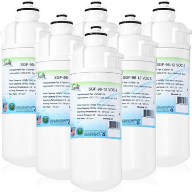 Swift Green Filters SGF-96-12 VOC-S Compatible Commercial Water Filter for EV9691-76, 6 Pack