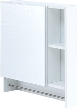 Ebern Designs Bathroom Mirror Cabinet Wall MountedMedicine CabinetOver The Toilet Storage Cabinet With Shelves And Towel Rack