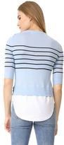Thumbnail for your product : Veronica Beard Knot Mariner Combo Sweater