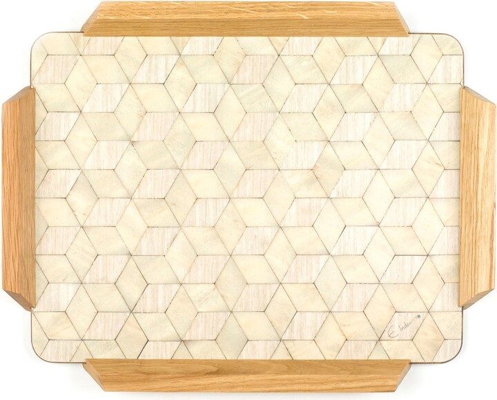 E. Inder Designs Tray In Scandinavian Style Neutral Colours With