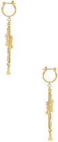 Thumbnail for your product : Luv Aj The Quartz Cross Statement Hoops