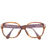 Thumbnail for your product : Christian Lacroix Pre-Owned 1990s Tortoiseshell Round-Frame Glasses