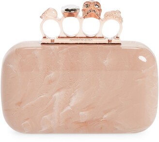 alexander mcqueen knuckle duster bolsa