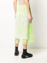 Thumbnail for your product : Iceberg Neon Layered Skirt
