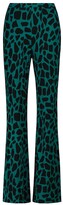 Thumbnail for your product : Diane von Furstenberg Caspian printed jersey flared pants