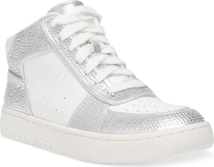 silver high tops