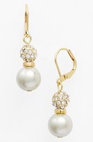 Thumbnail for your product : Anne Klein Glass Pearl Drop Earrings