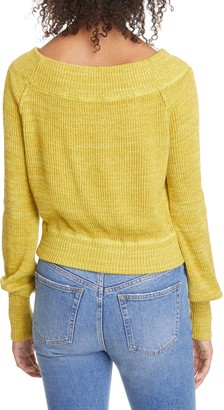 Free People Sugar Rush Off the Shoulder Sweater