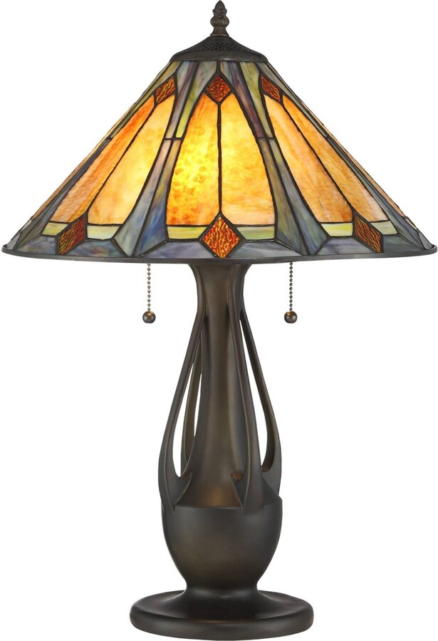 Robert Louis Tiffany Gerald Traditional Mission Tiffany Style 