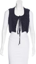 Thumbnail for your product : Givenchy Embellished Cropped Vest w/ Tags