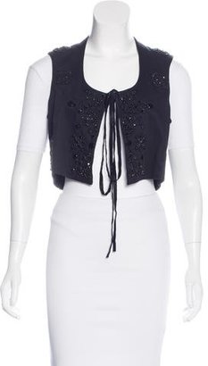 Givenchy Embellished Cropped Vest w/ Tags