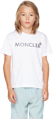 Moncler Enfant Kids White Bonded T-Shirt