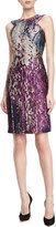 Thumbnail for your product : J. Mendel Sleeveless Fitted Sheath Dress