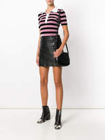 Thumbnail for your product : Alexander Wang striped knit polo shirt