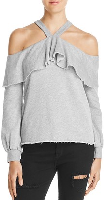 Nation Ltd. Cascade Cold Shoulder Sweatshirt - 100% Exclusive