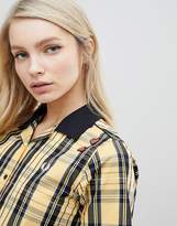 Thumbnail for your product : Fred Perry Amy Winehouse Foundation Tartan Check Bowling Shirt