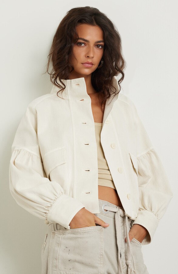 Treasure & Bond Blouson Twill Utility Jacket
